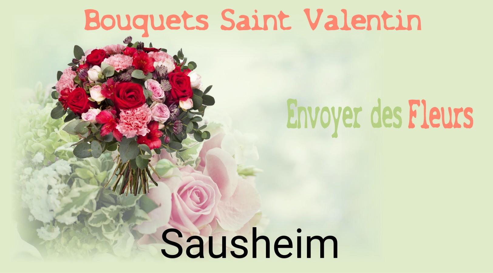Roses de Saint-Valentin livrées à Sausheim